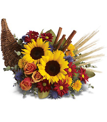 Classic Cornucopia from McIntire Florist in Fulton, Missouri